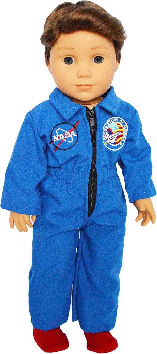 Brittany's NASA Flight Suit Compatible with American Girl Dolls- 18 Inch Doll Clothes