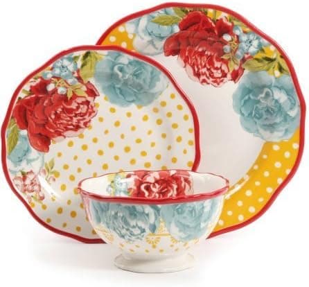 The Pioneer Woman Blossom Jubilee 12-Piece Dinnerware Set