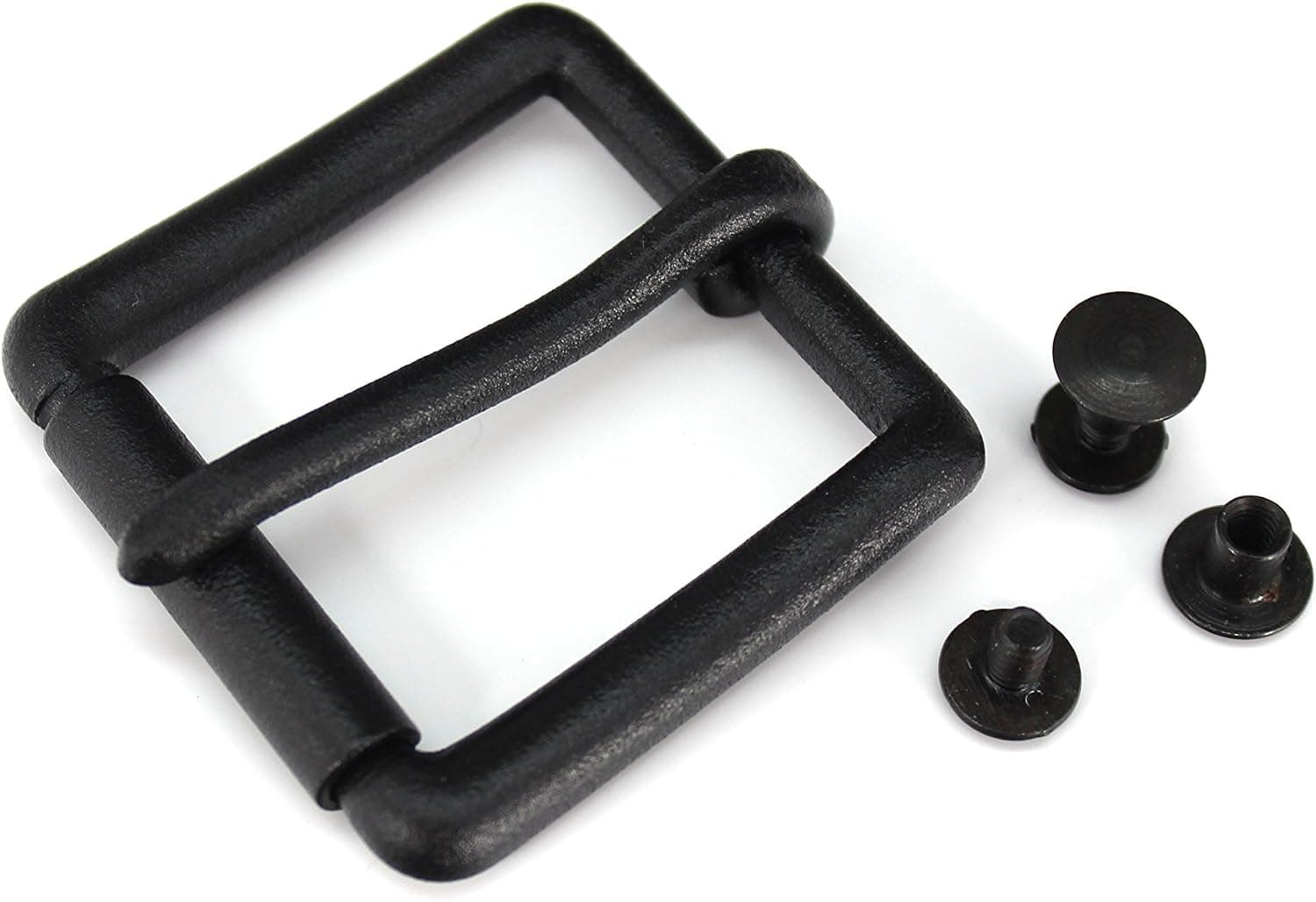 Daltech Force Black Textured Heavy Duty Buckle Set with Chicago Screws - Upgrade The Look of Your Gun Belt!