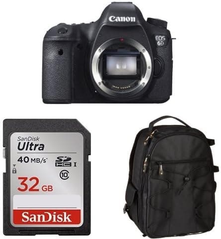 Canon EOS 6D Body + Free Accessories