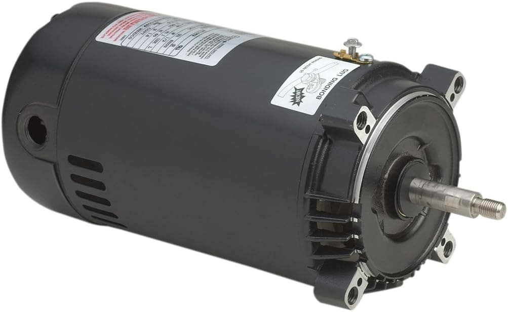 A.O. Smith ST1152 1-1/2 HP, 19.6/10.4-9.8 Amps, 1.5 Service Factor, 56J Frame, Capacitor Start/Capacitor Run, ODP Enclosure, C-Face Pool Motor
