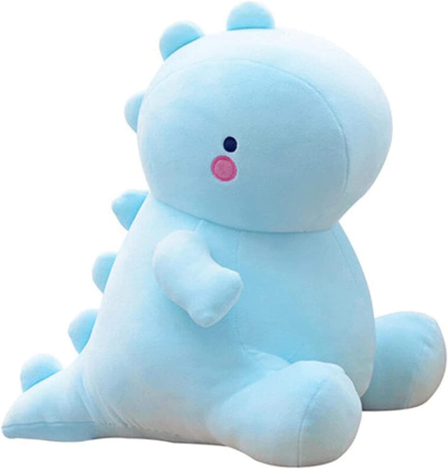 FAVOSTA Cute Stuffed Animal Dinosaur Plush, Soft Fat Dino Plushie Toy Doll, Squishy Stuffed Dino Plush Toys Birthday Gifts for Kids Girls Boys(Blue, 30cm/9.8inch)