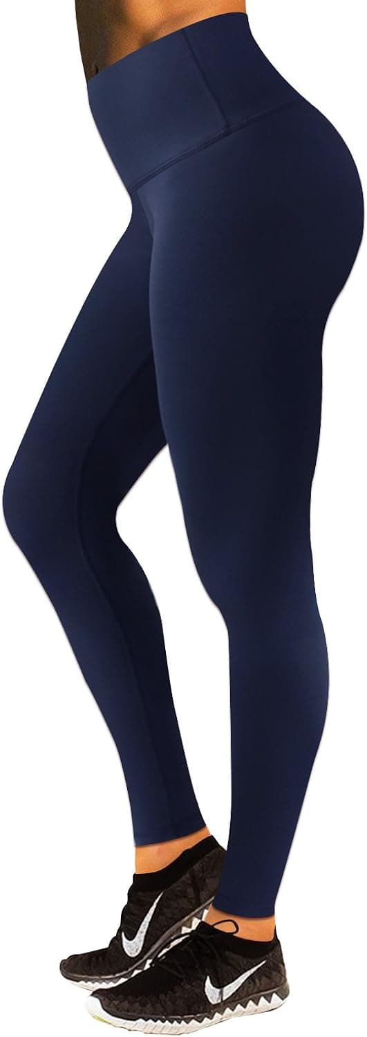 BUBBLELIME 4 Styles 22"/26"/28" Inseam Yoga Pants Inner Pocket Workout Running Leggings High Waist Long Pants Tummy Control