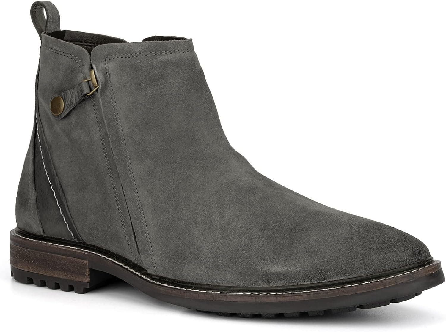 Mens Chelsea Ankle Boots Casual Chukka Dress Shoes Fashion Lightweight Side Zipper Winter Booties