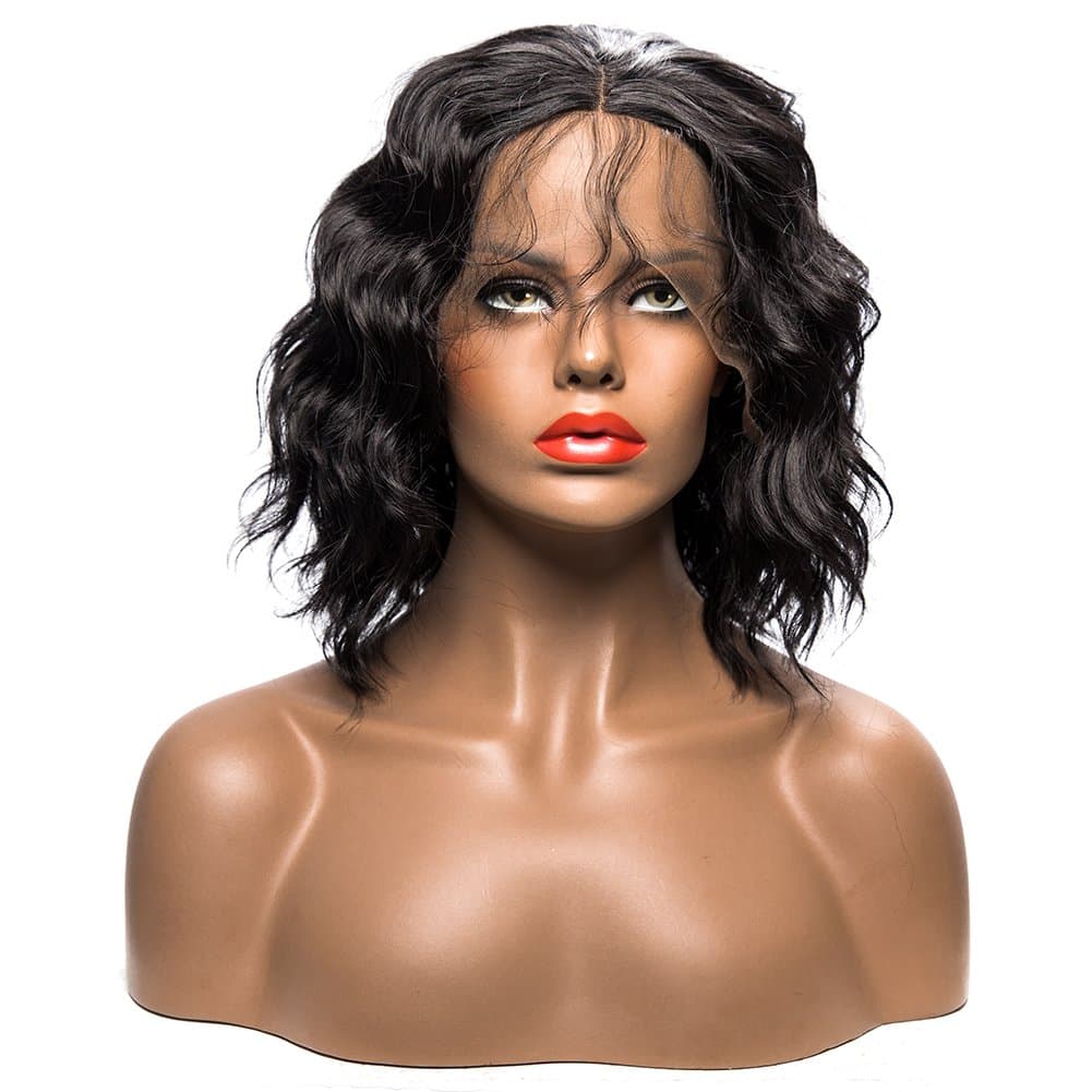 COLODO Wig Syntheyic Lace Front Wig for Women Half Black Half White Long Synthetic Drag Queen Wig Natural Wavy Hair 24 Inch Heat Resistant Cruella Halloween Wig (narutal color)