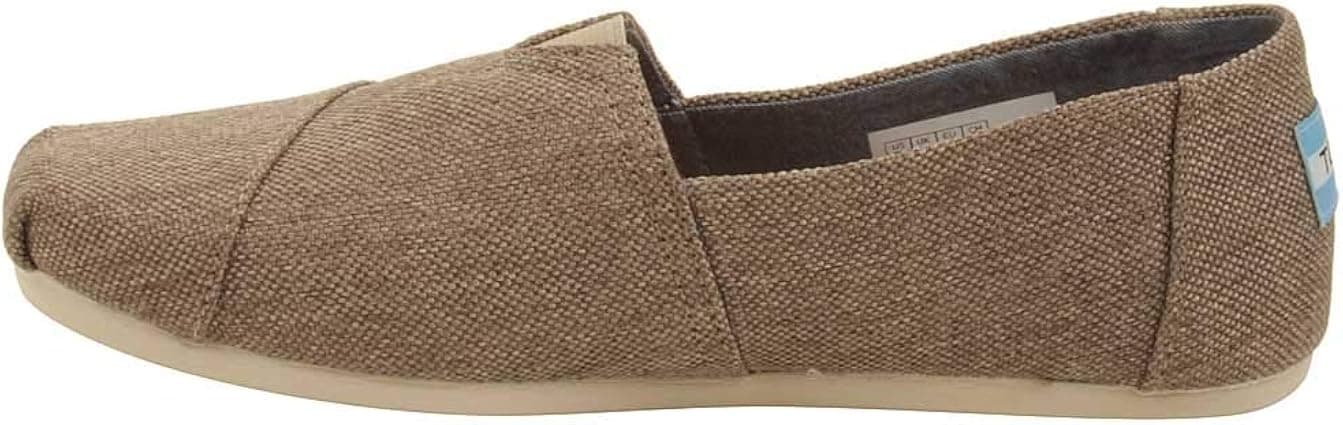 TOMS Women's Classics Desert Taupe Poly Canvas Loafer