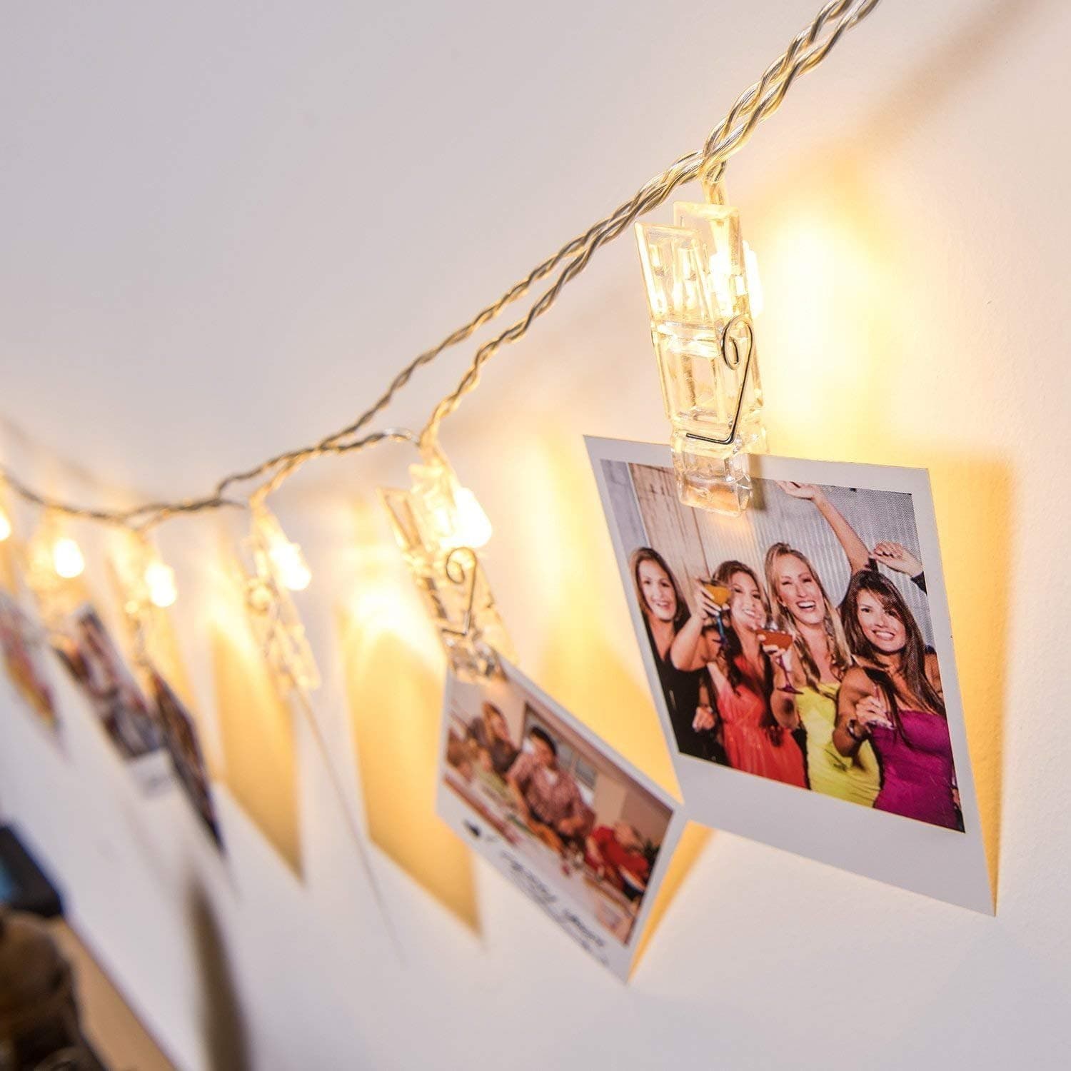 Photo Clips String Lights,Reabeam,Twinkle Light,Wedding Anniversary Party,Home,Bar, Coffee Shop,Christmas Halloween Decor Lights,Battery Powered for Hanging Pictures,Notes,Memos,Artwork
