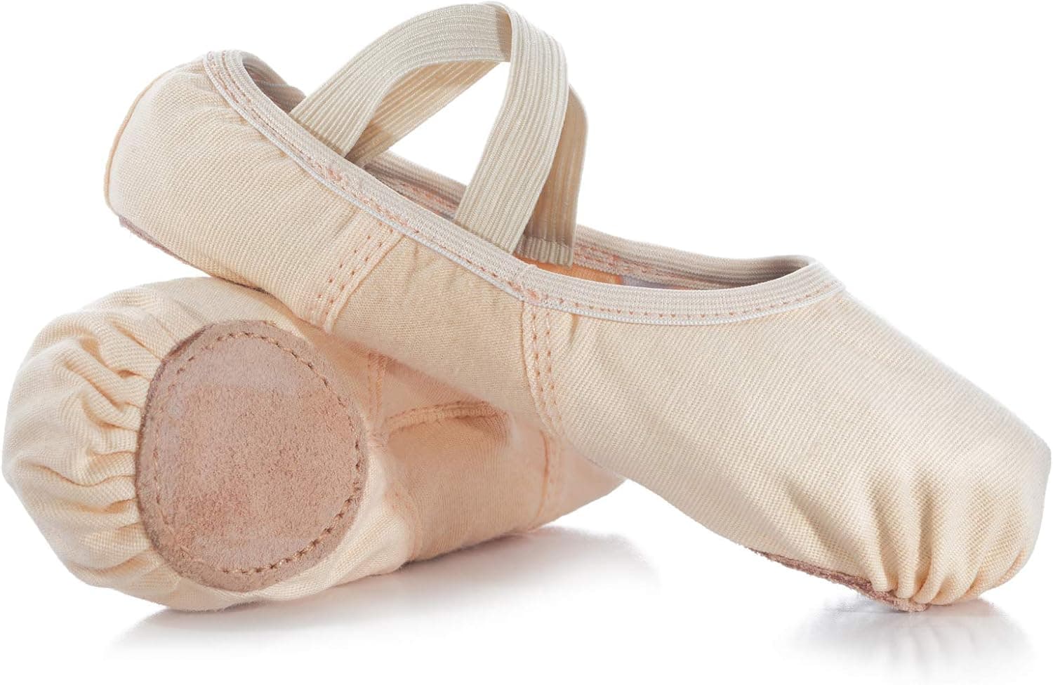 Girls SofTouch Canvas Stretch Split-Sole Ballet Shoes T2915C