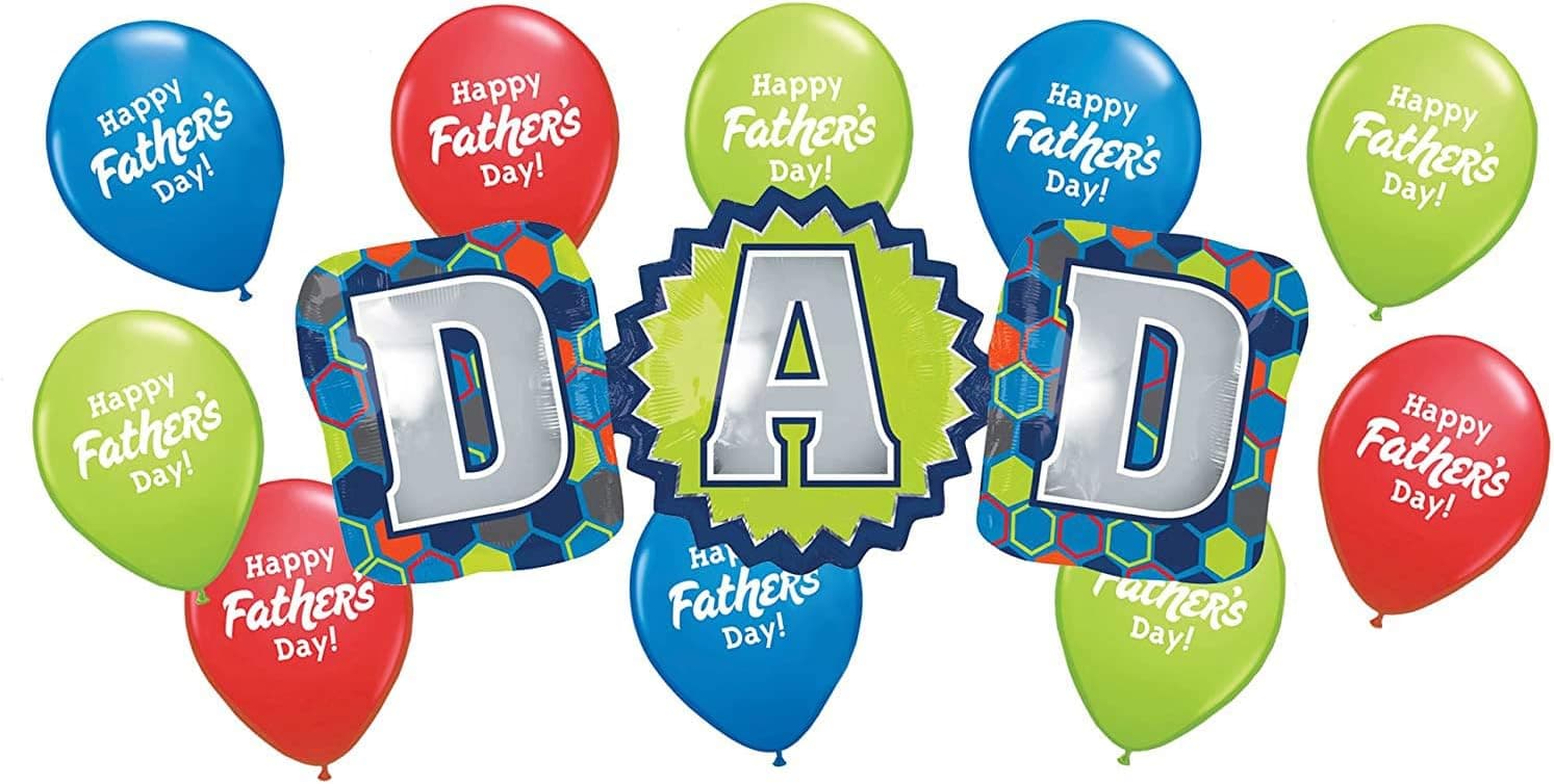 Dad Balloon Banner Happy Father's Day Balloon Bundle