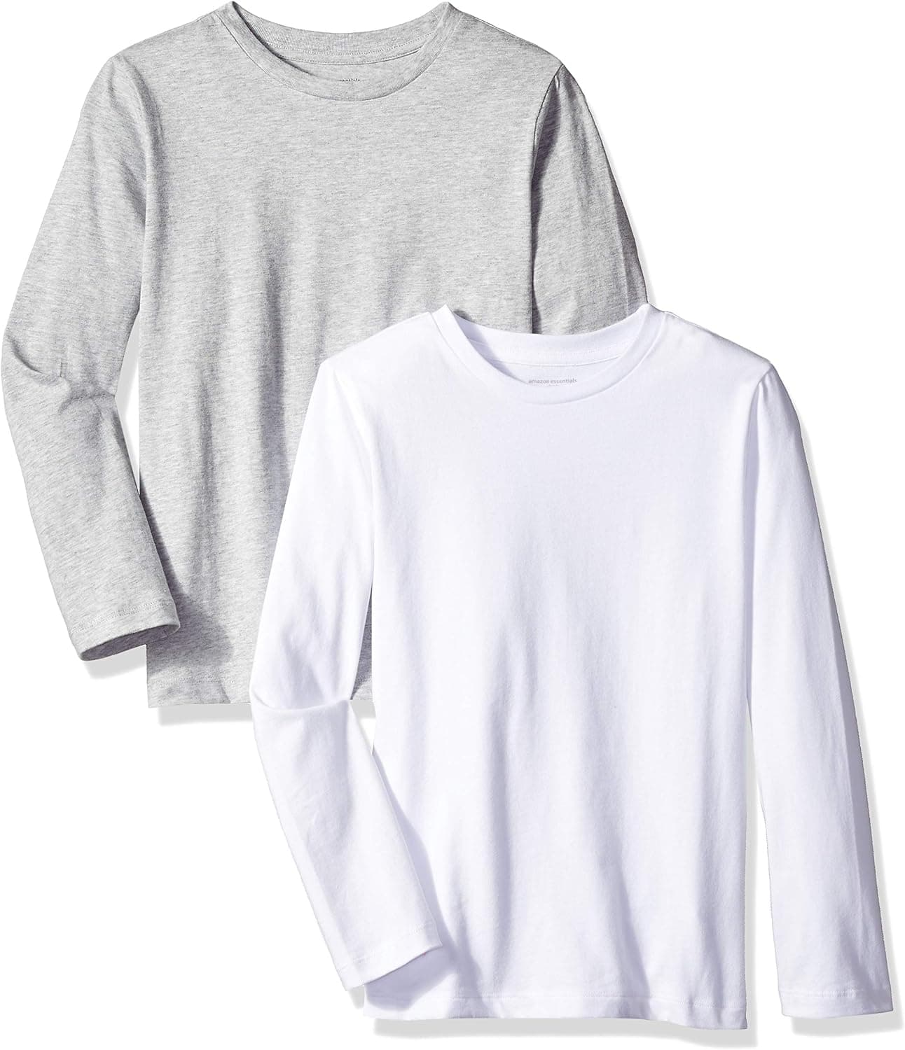 Amazon Essentials Unisex Kids and Toddlers' Long-Sleeve T-Shirts, Multipacks