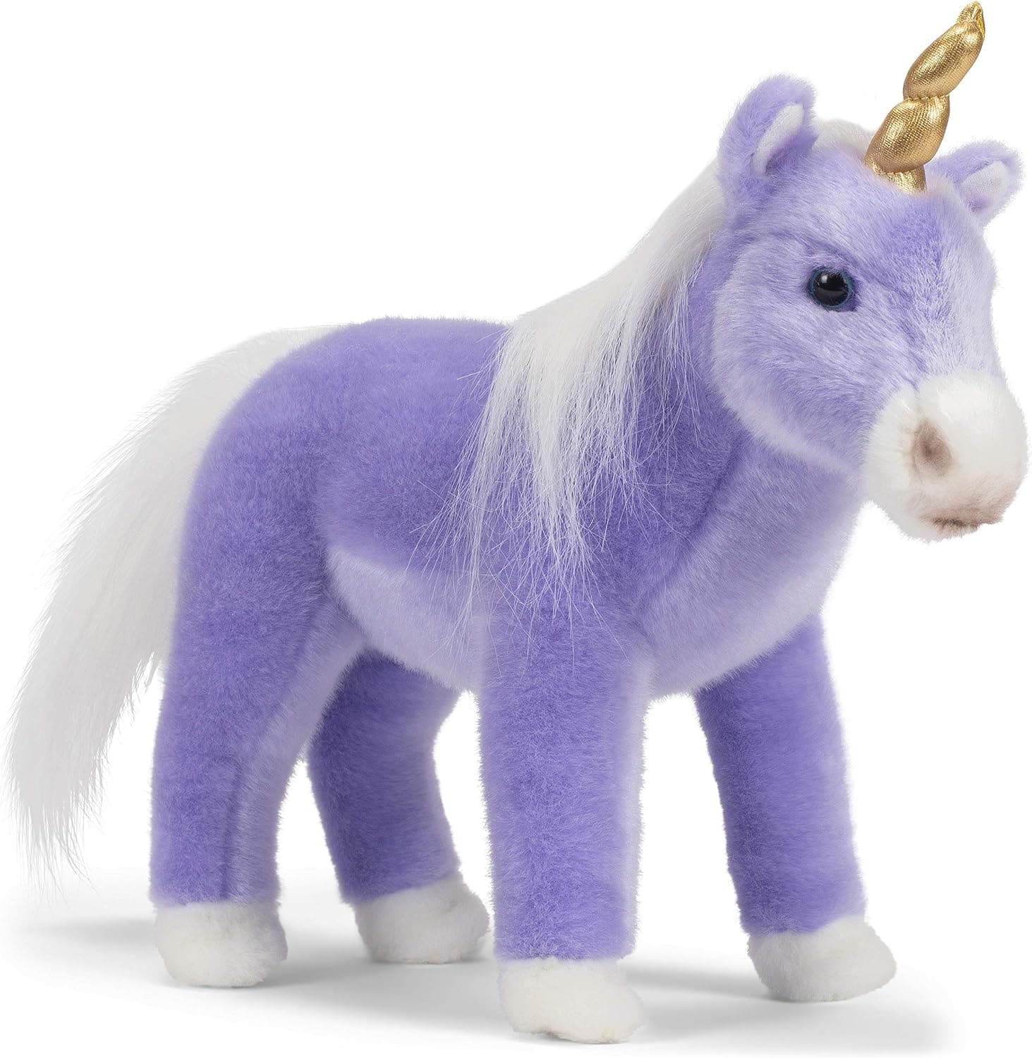 DEMDACO Unicorn Magical Creature Purple 10 inch Children's Soft Plush Stuffed Animal Toy