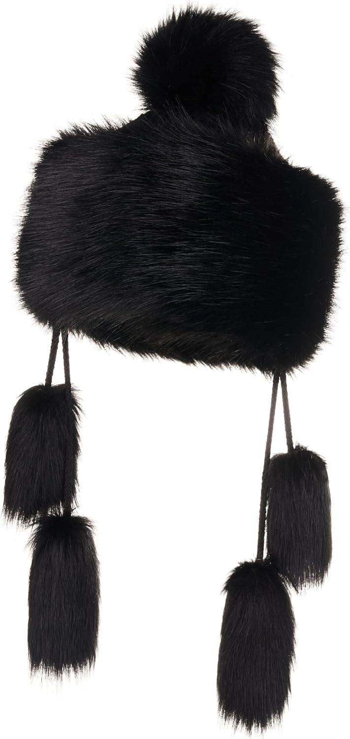 Futrzane Faux Fur Mongolian Hat for Women - Fun, Warm & Different Russian Hat