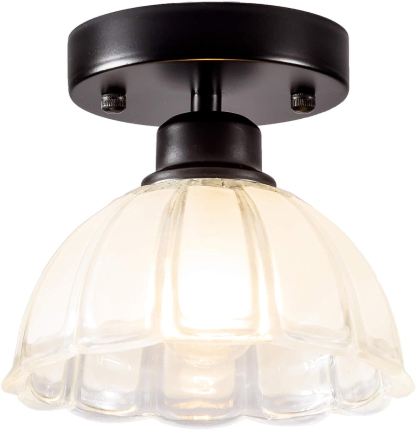 Classic Ceiling Light，SOZOMO Metal Glass Ceramic Lamp Holders Lighting Minimalist Aisle Corridor Fitting Room Creative Bar Small Bedroom Ceiling Lamp Modern Style Lighting Fixture