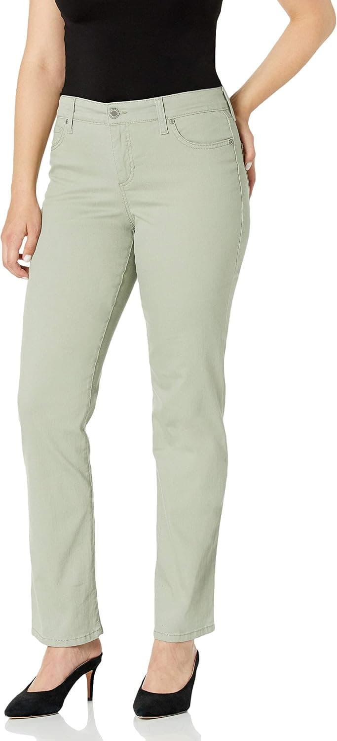 Bandolino Women's Mandie Signature Fit High Rise Straight Leg Jean