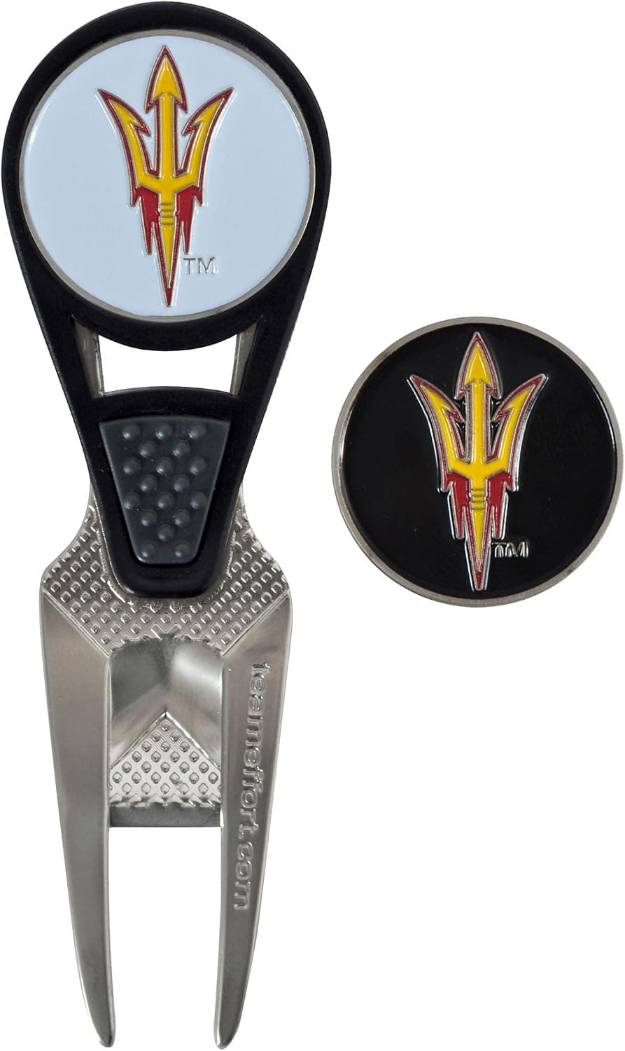 Team Effort Collegiate CVX Ball Mark Repair Tool & 2 Ball Markers
