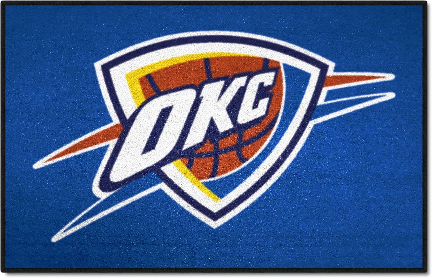 FANMATS 11919 Oklahoma City Thunder Starter Mat Accent Rug - 19in. x 30in. | Sports Fan Home Decor Rug and Tailgating Mat