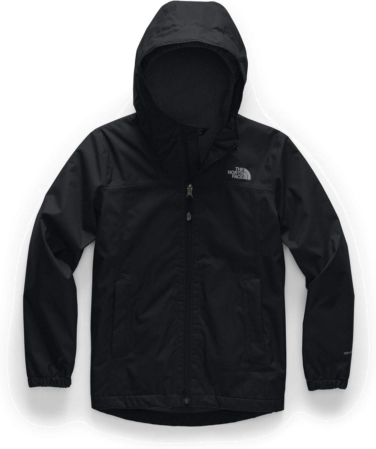 THE NORTH FACE Boys' Warm Storm Waterproof Rain Jacket, TNF Black (Previous Season), Small