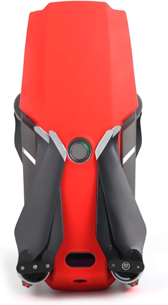 XuBa Dustproof Wear Resistant Silicone Protective Cover Case for DJI Mavic 2 Pro Zoom Drone Body Red for Birthday Christmas Xmas Gift Present for Kids