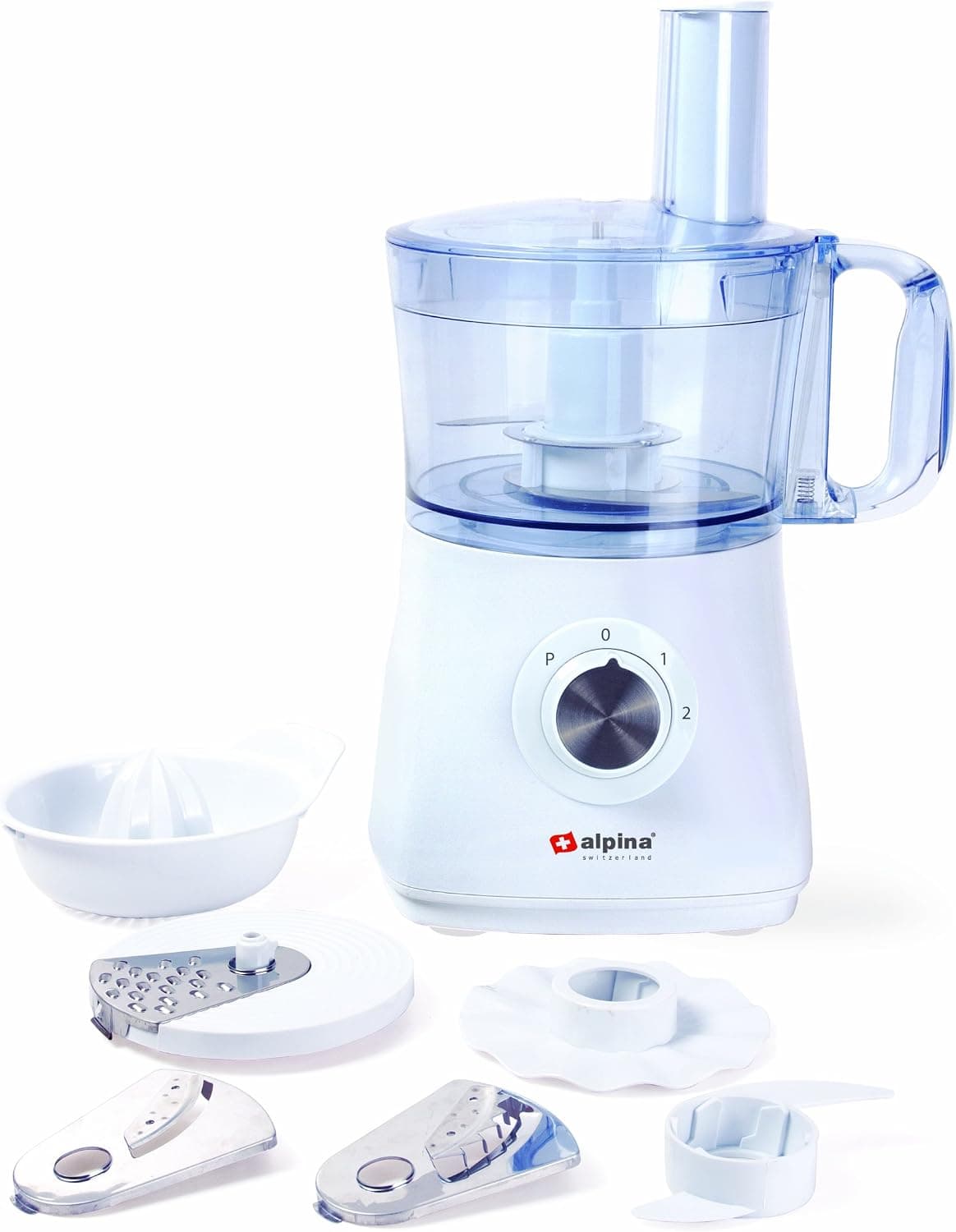 Alpina SF-4018 Multi-Function Food Processor with Citrus Juicer for 220/240 Volt Countries (Not for USA)