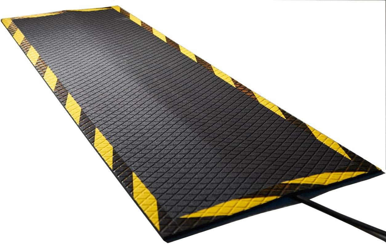 Morland Protect Rubber - 47¼in x 15⅝in - Nitrile Rubber Cord Cover Mat - Outdoor and Indoor use - Overfloor Protector for Cables Cords or Wires - Protect from Trips and Falls, Simple, Repositionable