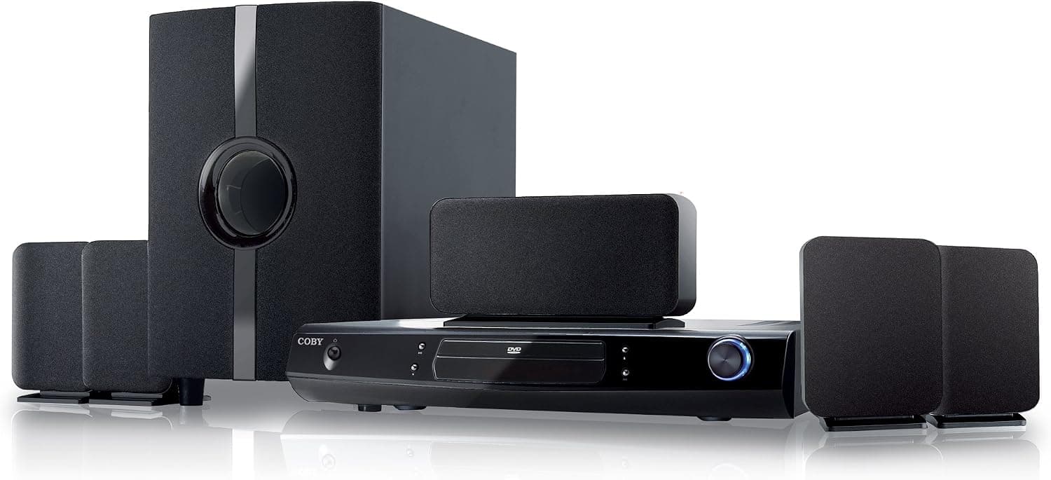 Coby DVD968 1000-Watt 5.1-Channel Home theatre System