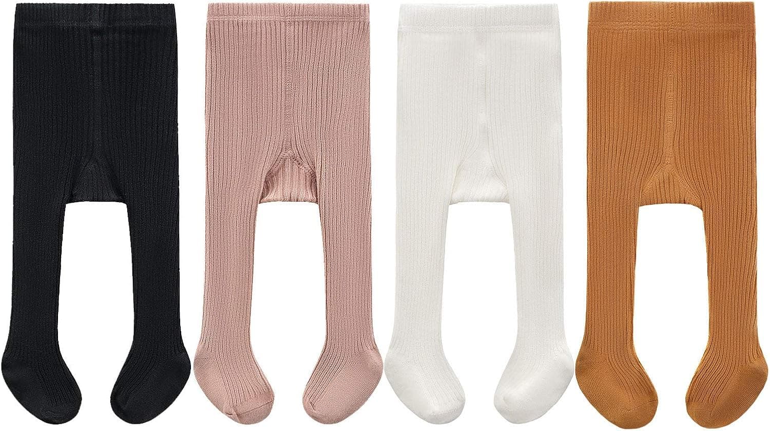 CECORC Baby Tights – Thick Toddlers Girl Leggings–Seamless Cable Knit Cotton Stockings – Infants Pantyhose 3/5 Pack…
