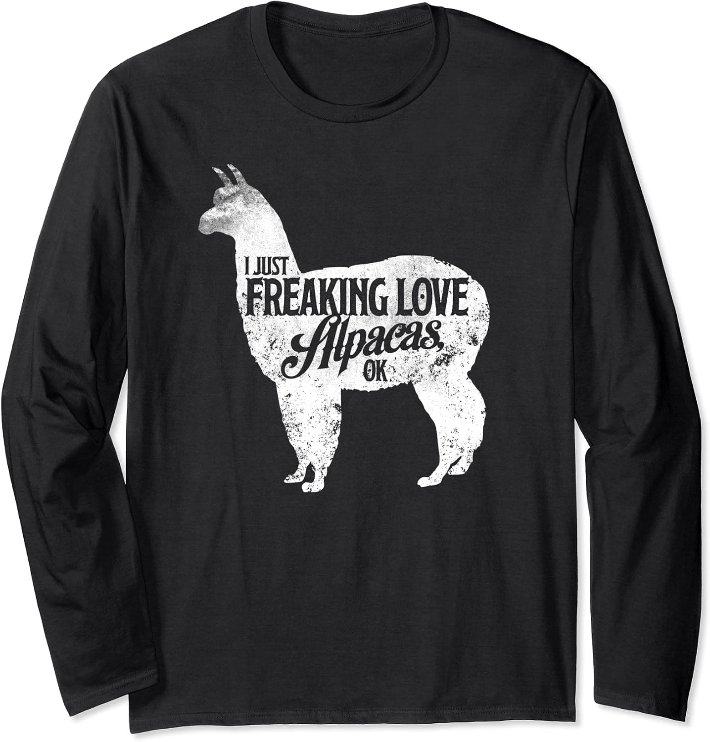 Freaking Love Alpacas T Shirt Llama Long Sleeve Gifts