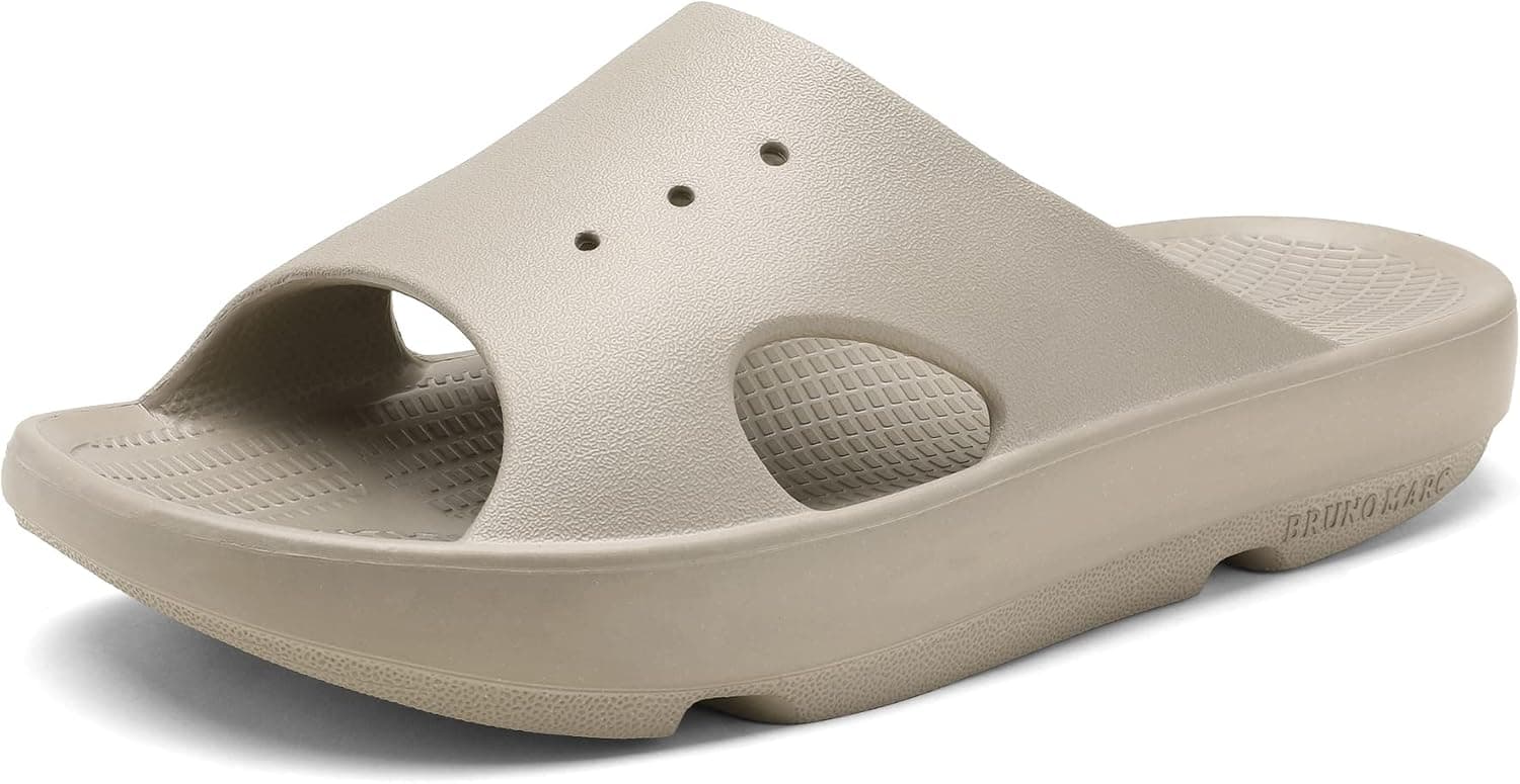 Bruno Marc Women’s Slide Lightweight Recovery Sandals with Arch Support
