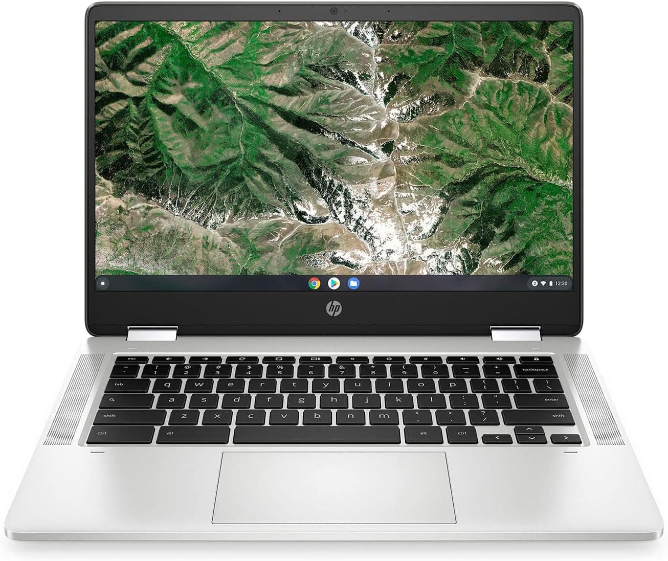 HP Chromebook 14 Laptop, Intel Celeron Processor, 4 GB RAM, 32 GB eMMC, 14” FHD (1920 x 1080) Chrome OS, Webcam & Dual Mics, Work, Entertainment, School, Long Battery Life (14a-na0180nr, 2021)