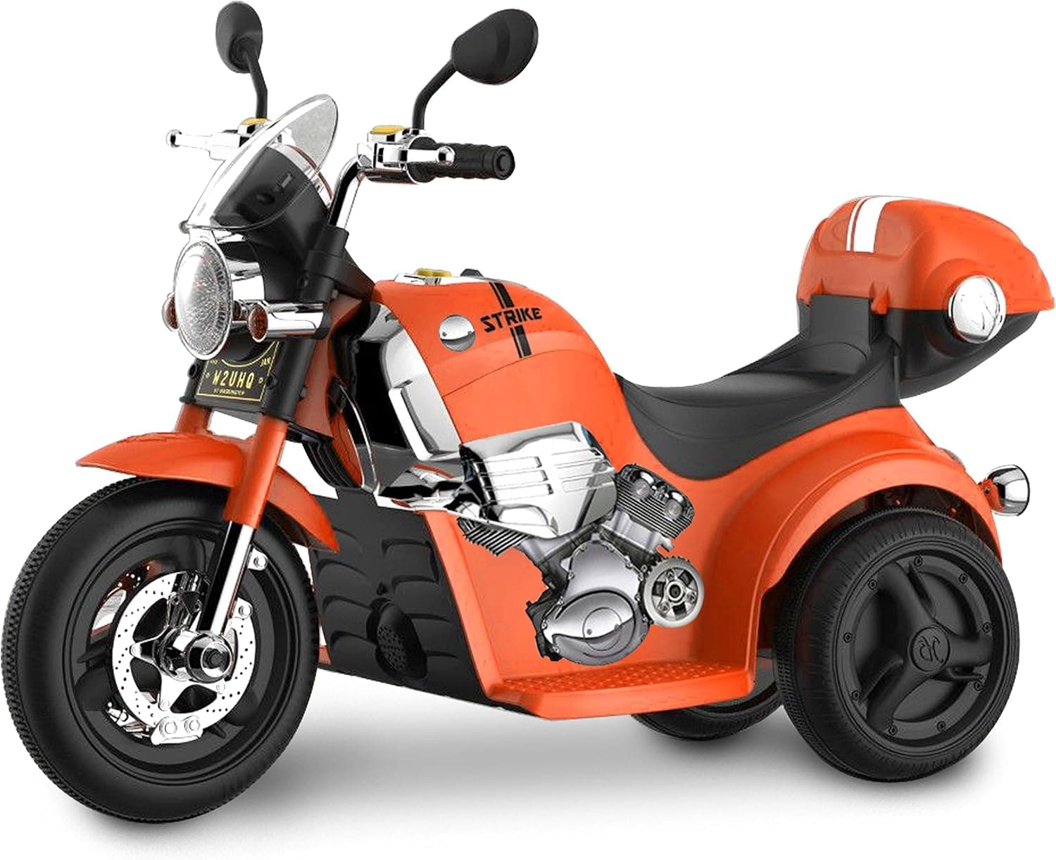 Kid Motorz 6V Motorcycle Ride On, Orange