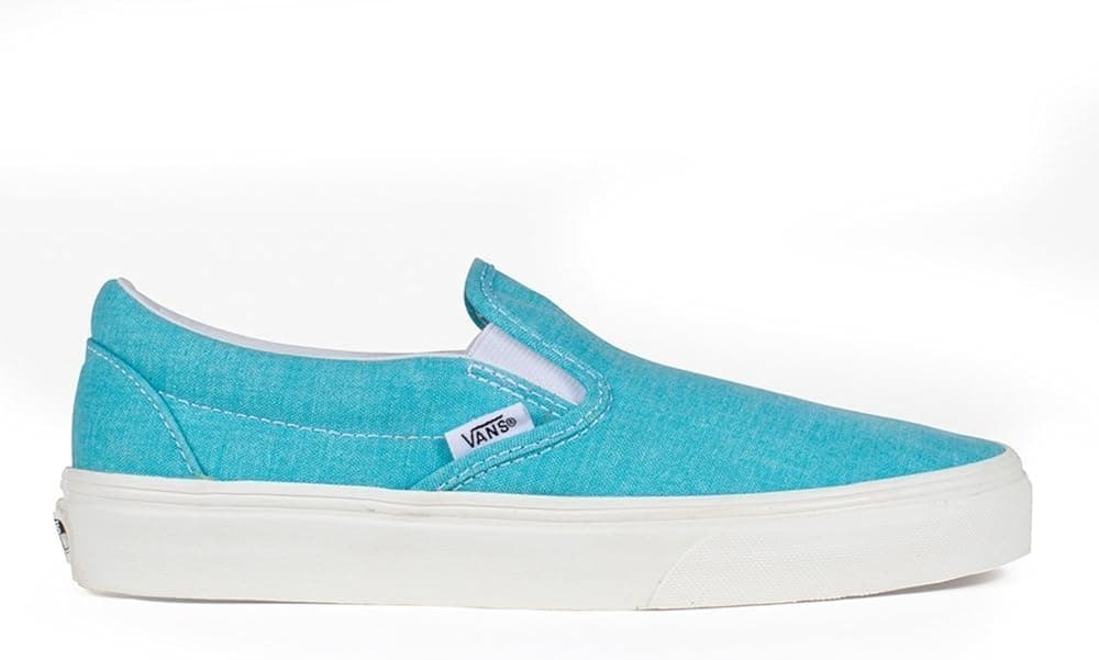 Vans New Classic Slip On Washed Peacock 5.5/7 Unisex Shoes