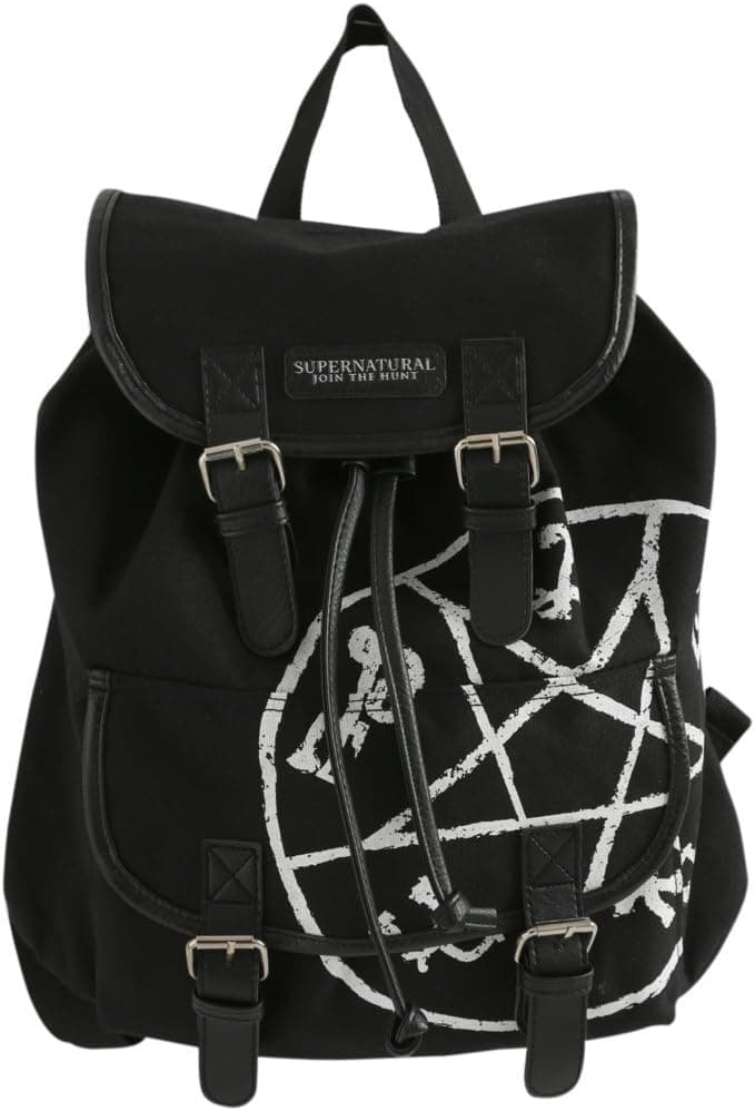 Supernatural Runes Medium Slouch Backpack