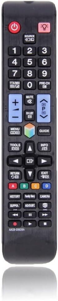 Durpower HDTV Remote Control Controller Compatible with Samsung UN40C6300SFXZASS06, UN40C6300SFXZC, UN40C6400, UN40C6400RF, UN40C6400RFXZA, UN40C6400RFXZX, UN40C6400RH, UN40C6400RHXZA