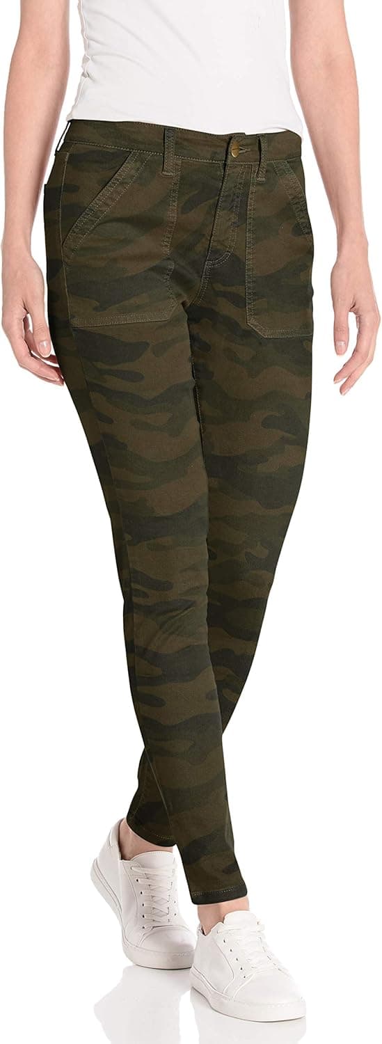 Daily Ritual Women's Stretch Twill High-Rise Utility Pant