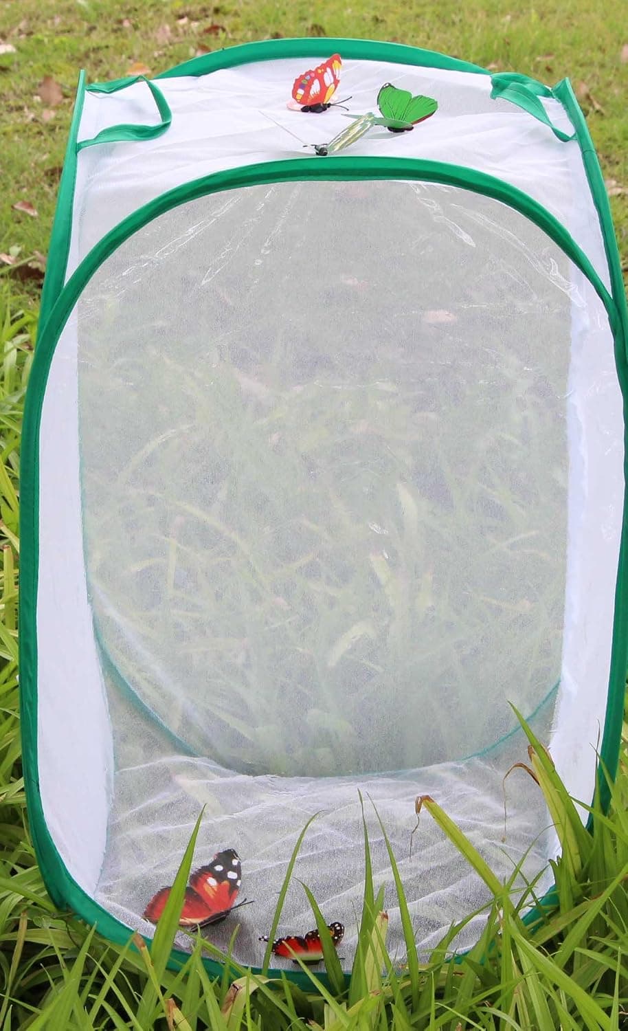 LeBeila Butterfly Habitat for Kids Butterfly Habitat Large Cage Children Backyard & Outdoor Exploration Live Butterflies Bugs Village Habitat Toy
