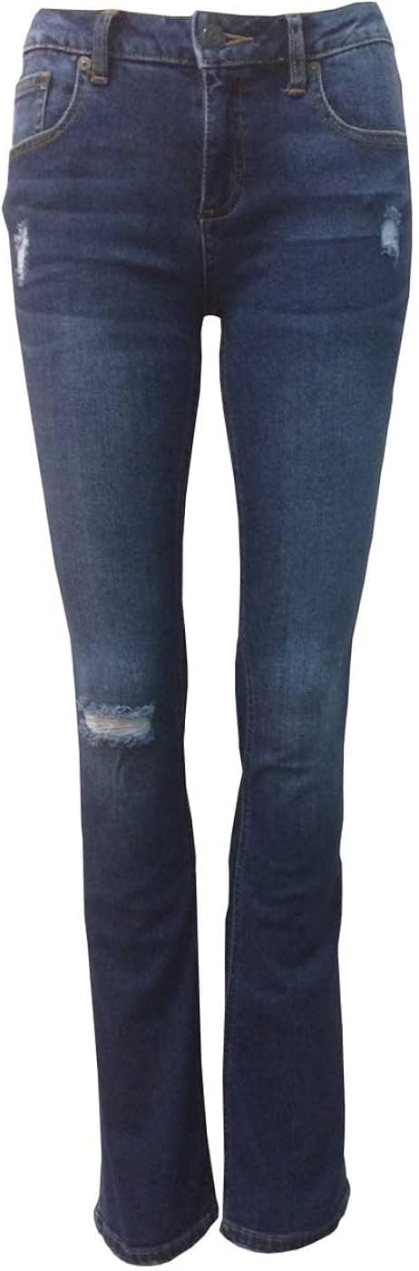 Miss Me Women's Distressed Boot Cut Denim Jean