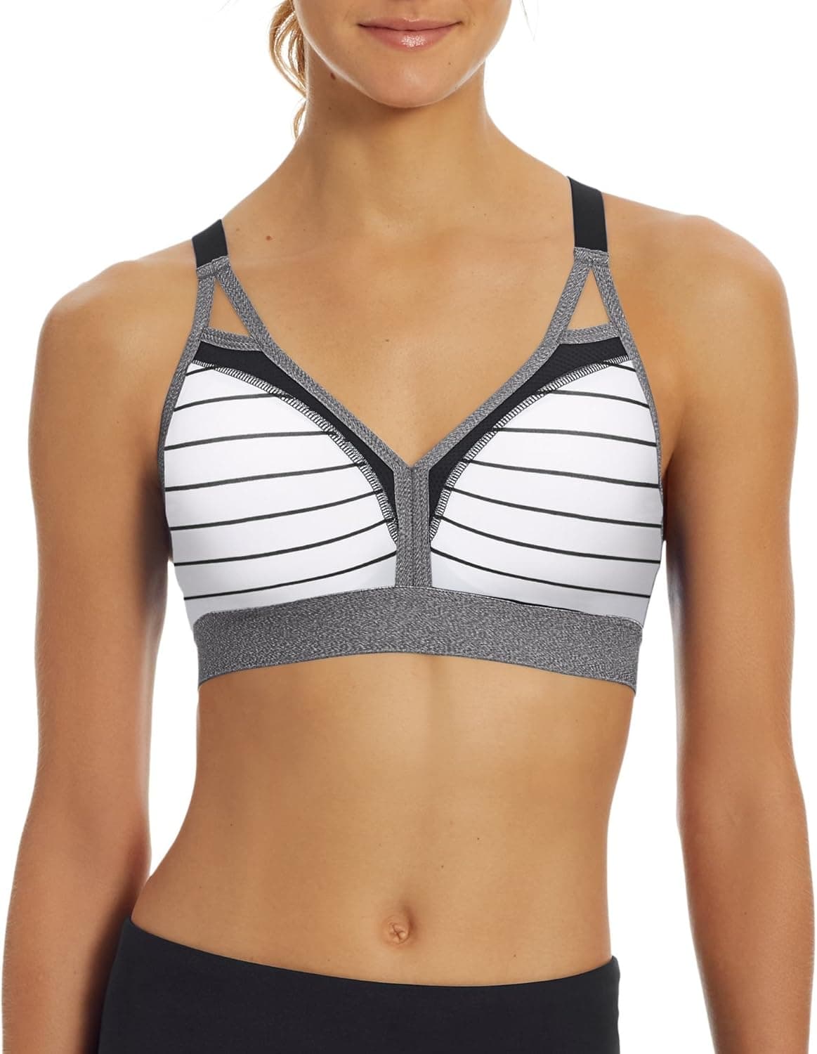 Champion Women's The Curvy Strappy Sports Bra Print