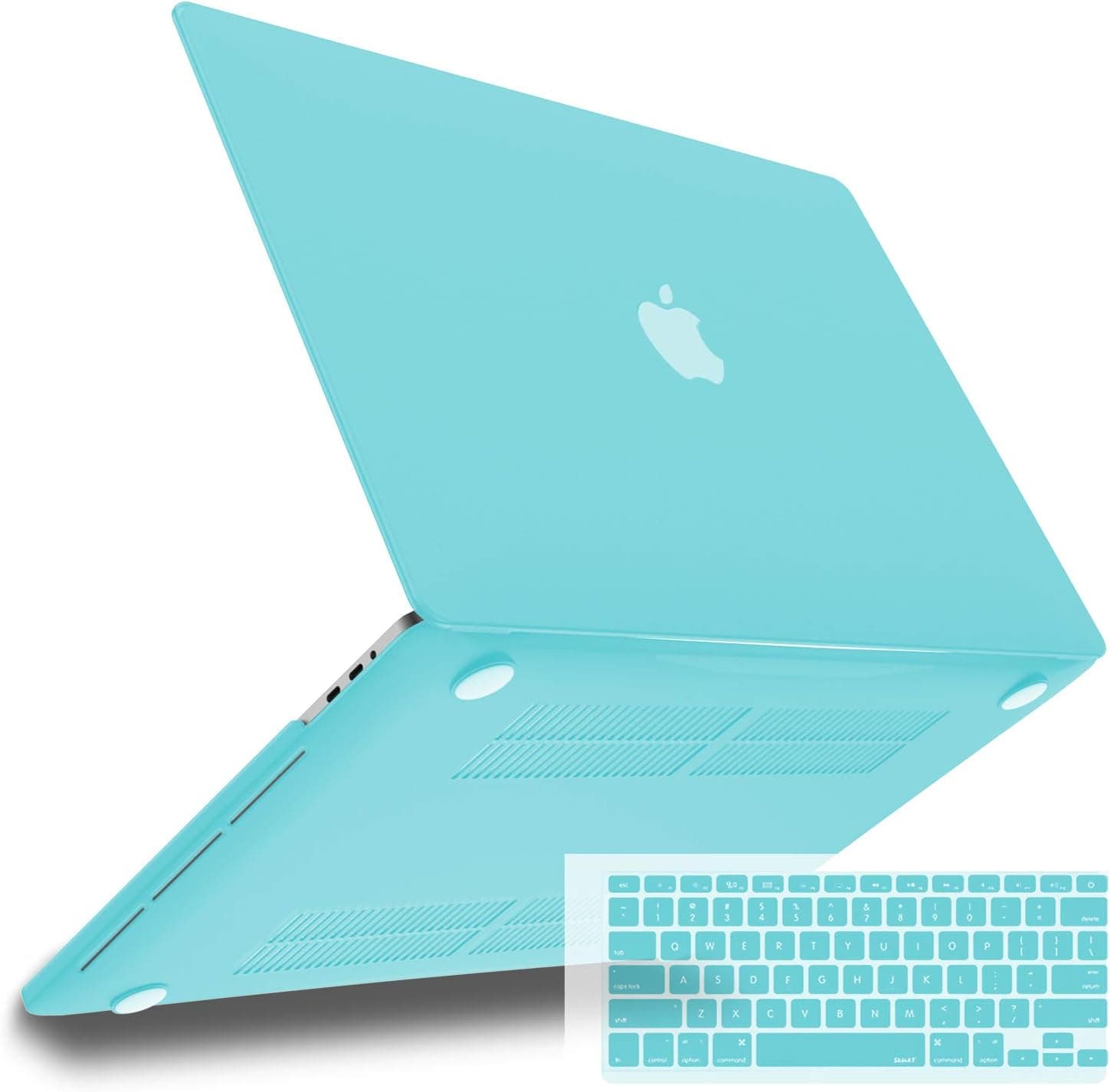 MacBook Pro 13 inch case|Compatible with Models A1989/A1708/A1706, 2018 & 2017& 2016 Release with/Without Touch Bar | Includes Keyboard Cover, Shell,Thin, Tiffany Blue