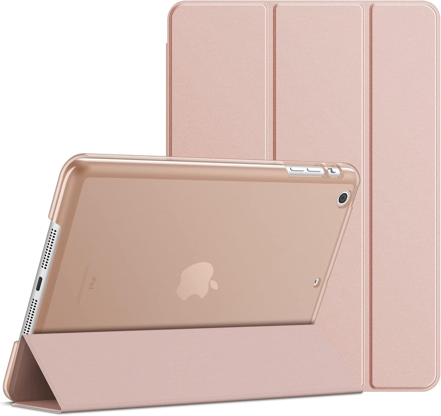 JETech Case for iPad Mini 1 2 3 (NOT for iPad Mini 4), Smart Cover with Auto Sleep/Wake, Rose Gold