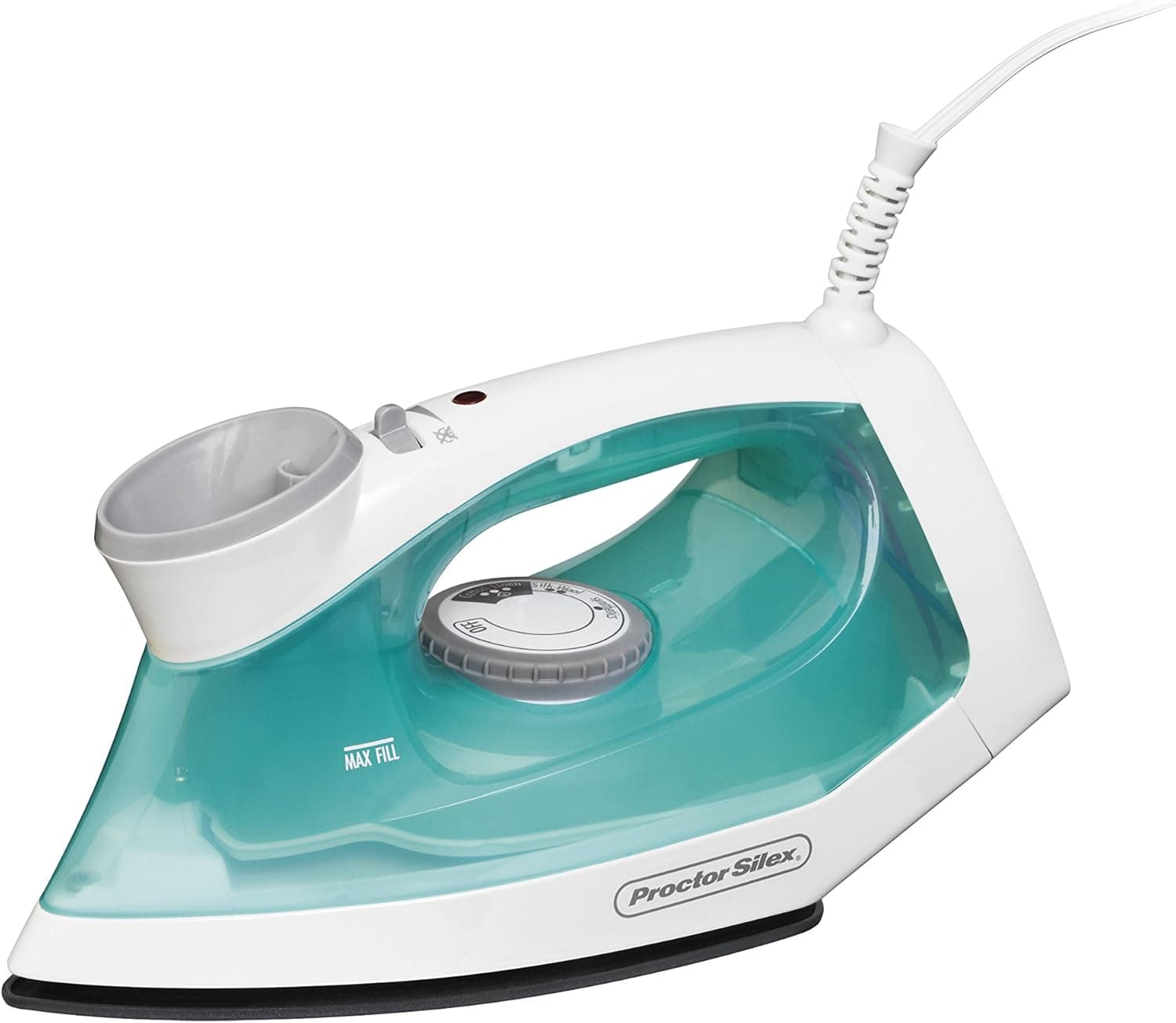 Proctor Silex Steam Iron with Easy Fill Water Reservoir & Nonstick Soleplate (17325)