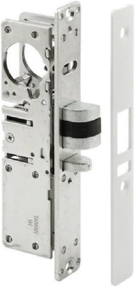 Storefront Door Mortise Deadlatch Adams Rite Style Lock in Aluminum (1-1/8" Backset, Left Hand)