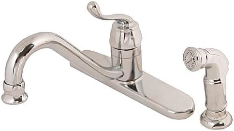 Moen CA87520 Muirfield 1-Handle Low Arc Kitchen Sink Faucet Chrome