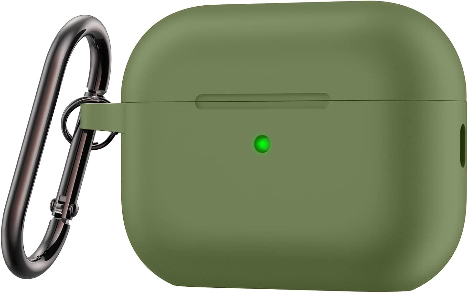 BRG for Airpods Pro 2nd Generation Case Cover 2022, Soft Silicone Skin Cover Shock-Absorbing Protective Case with Keychain for New Apple Airpods Pro Case [Front LED Visible]