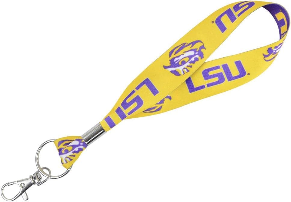 WinCraft NCAA Louisiana State University 70890011 Lanyard Key Strap, 1"