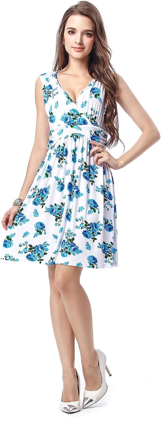 Charm Your Prince Women's Sleeveless Summer Sundress