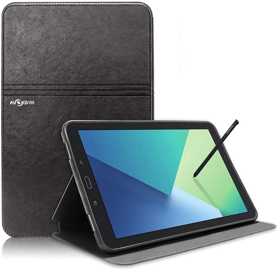 cherrry for Galaxy Tab A 10.1 P580 Tablet Case, P585 Tablet Case, Slim-Fit with Auto Sleep/Wake Feature Case Cover for Samsung Galaxy Tab A 10.1 inch Tablet P580 P585 (2016 Release) (Black)