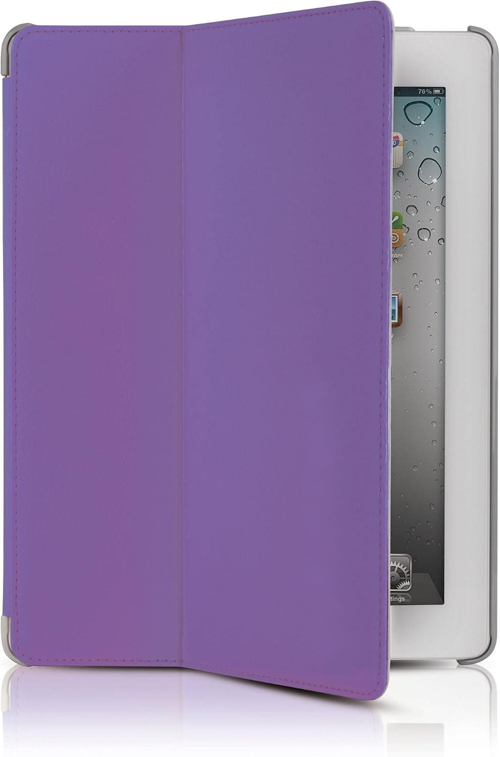 Odoyo AirCoat Ideal Protective Case for The New iPad/iPad 2 - Purple (PA512PU)