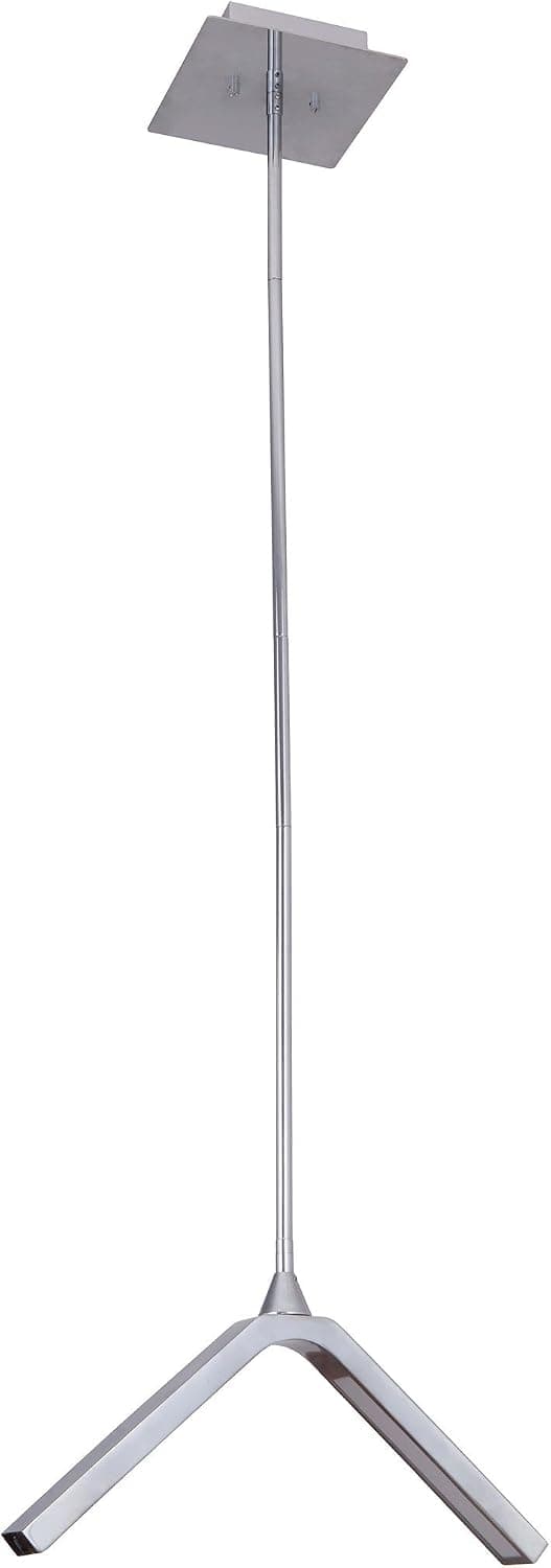 Craftmade P776CH1-LED Pendant LED Mini Pendant Lighting, 2-Light, 20 Watts, Chrome (7"W x 48"H)