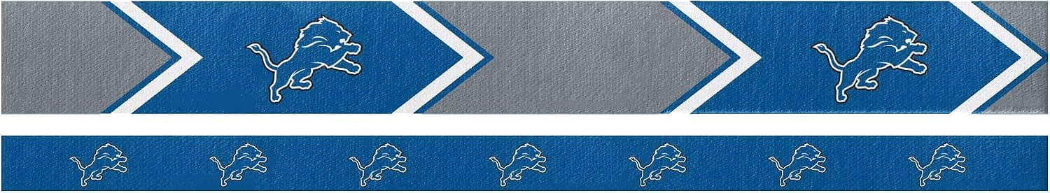 Littlearth Womens NFL Detroit Lions Headband Set, Team Color, 2 Pack