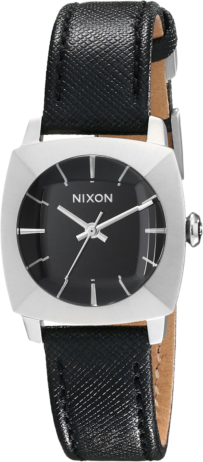 Nixon Women's Luca Stainless Steel Watch with Leather Band